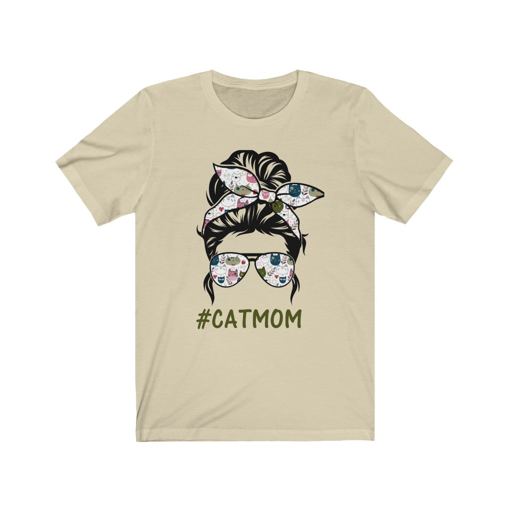 Cat Mom Jersey Tee